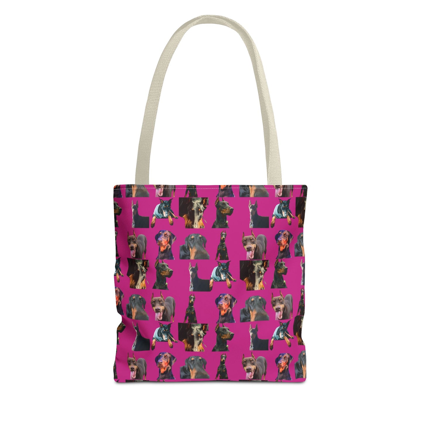 Edition 3 Doberman Model Pattern Pink Tote Bag