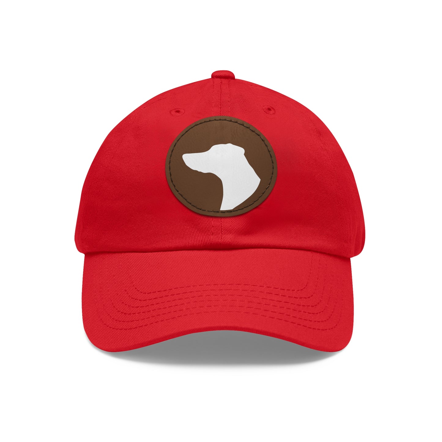 N 1 Dad Hat with Leather Patch (Round)