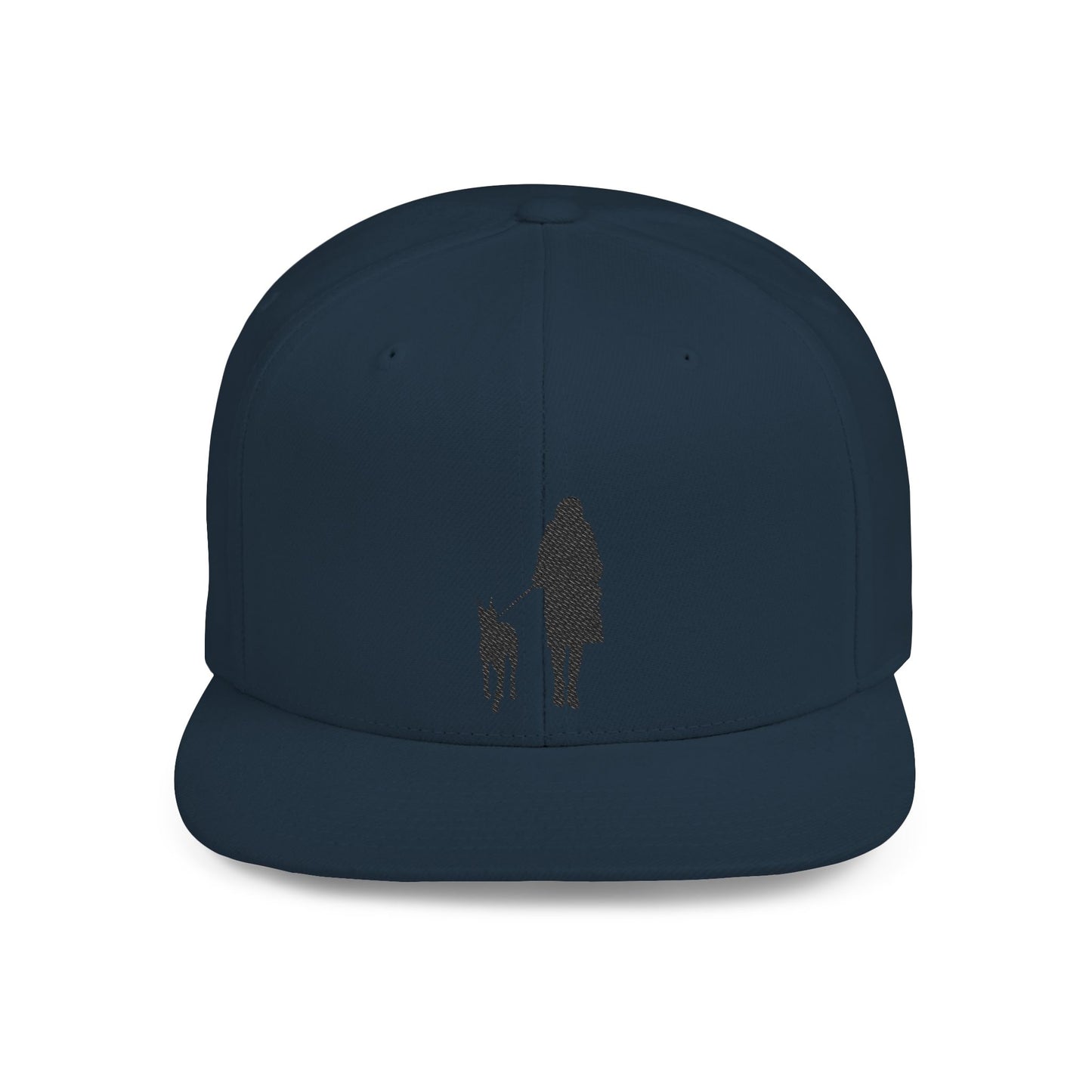 Queen 1 Embroidered Flat Bill Snapback