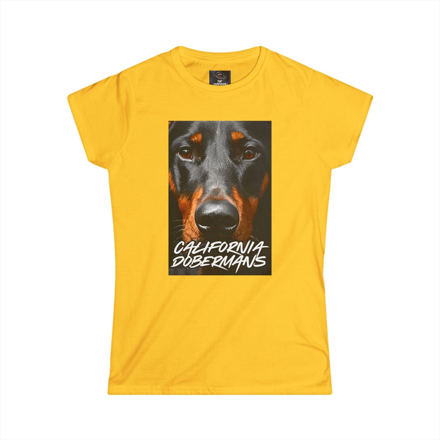 Doberman California 1 Women's Softstyle Tee