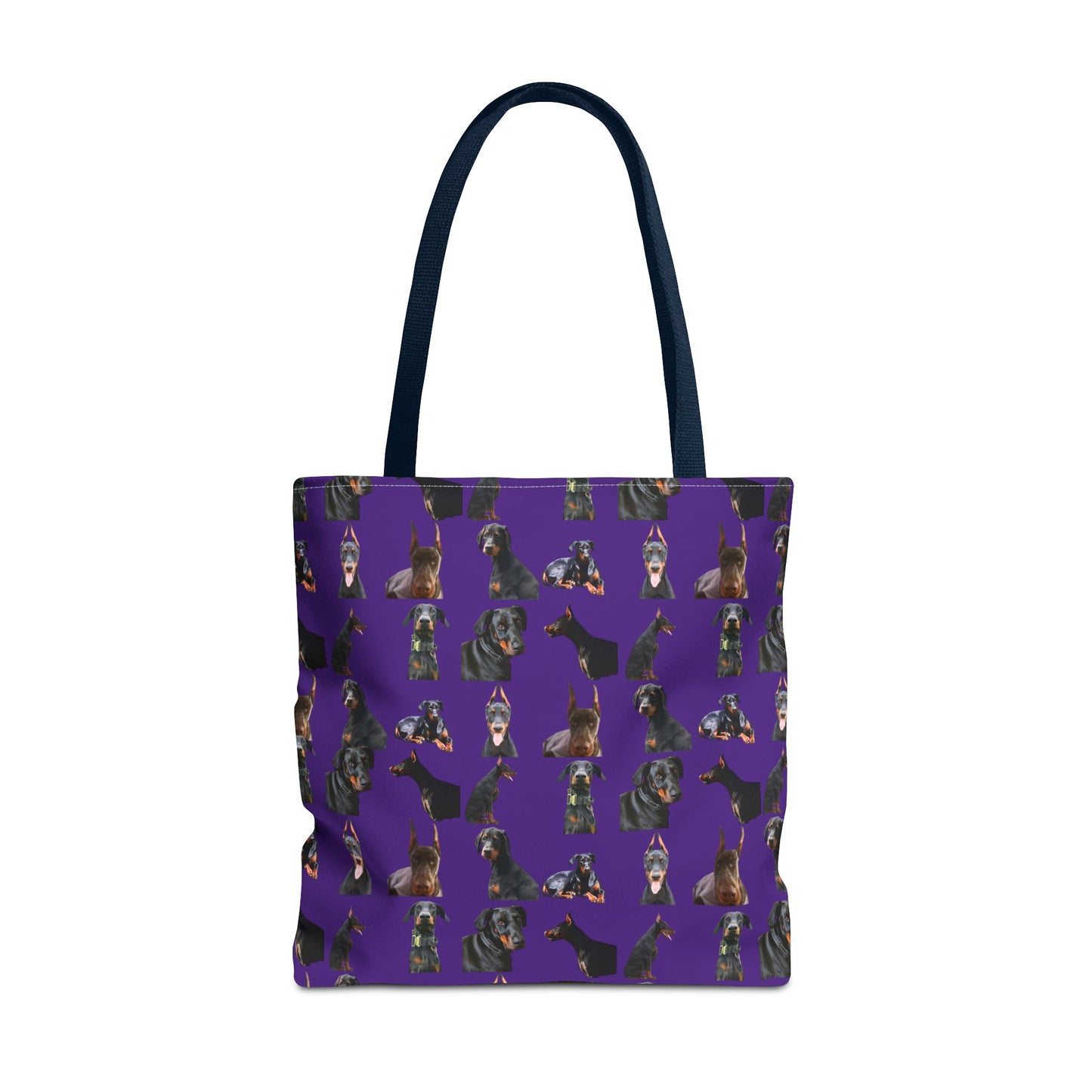 Edition 6 Doberman Model Pattern Purple Tote Bag