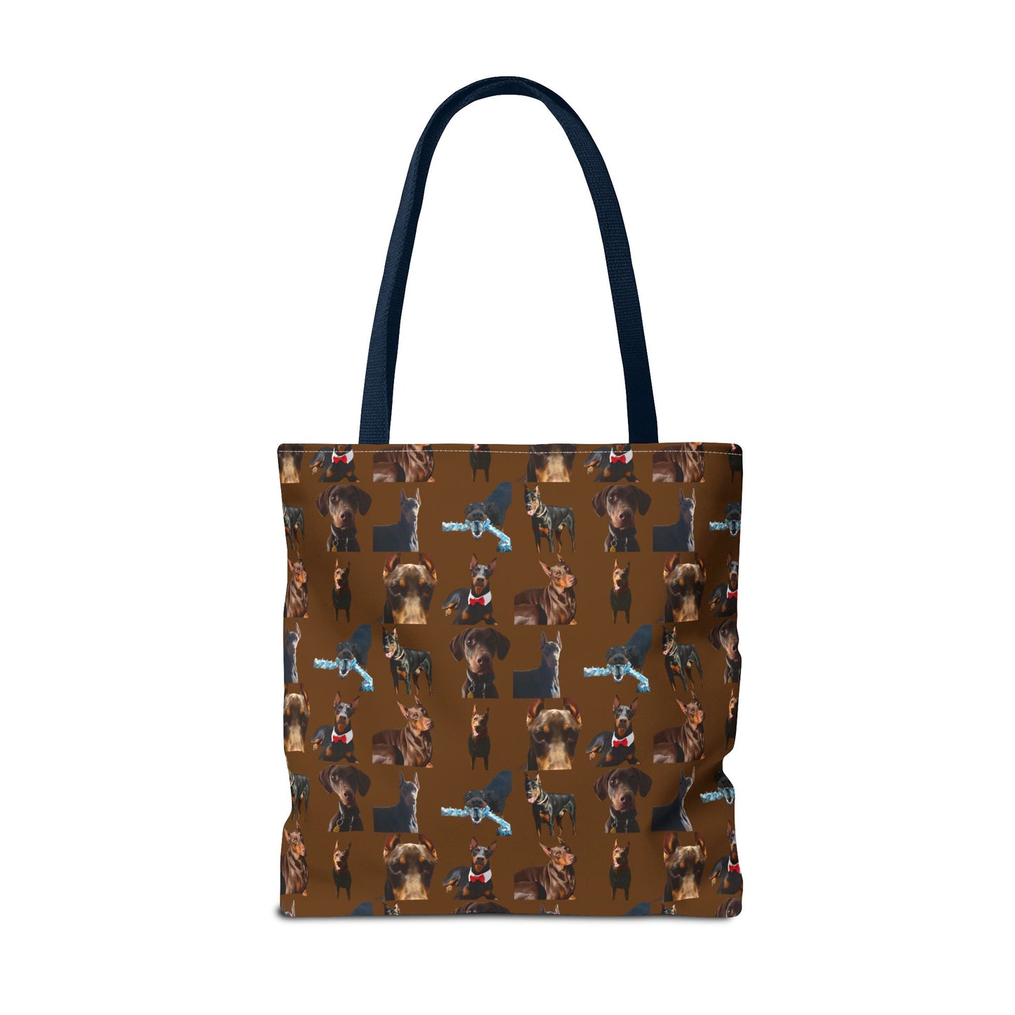 Edition 1 Doberman Model Pattern Brown Tote Bag