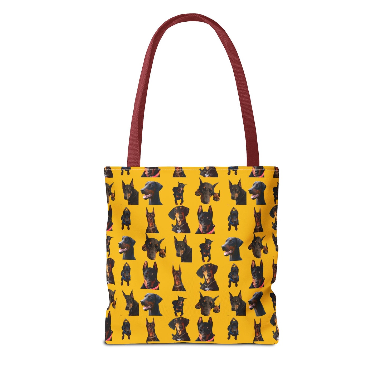 Edition 2 Doberman Model Pattern Yellow Tote Bag