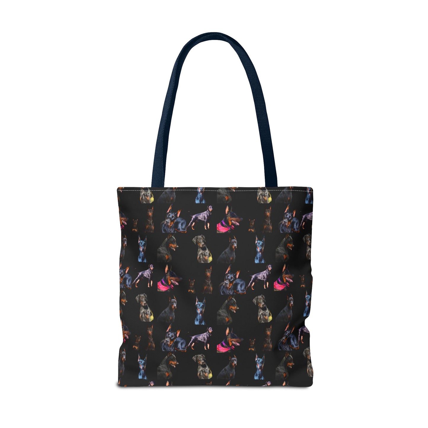 Edition 7 Doberman Model Pattern Black Tote Bag