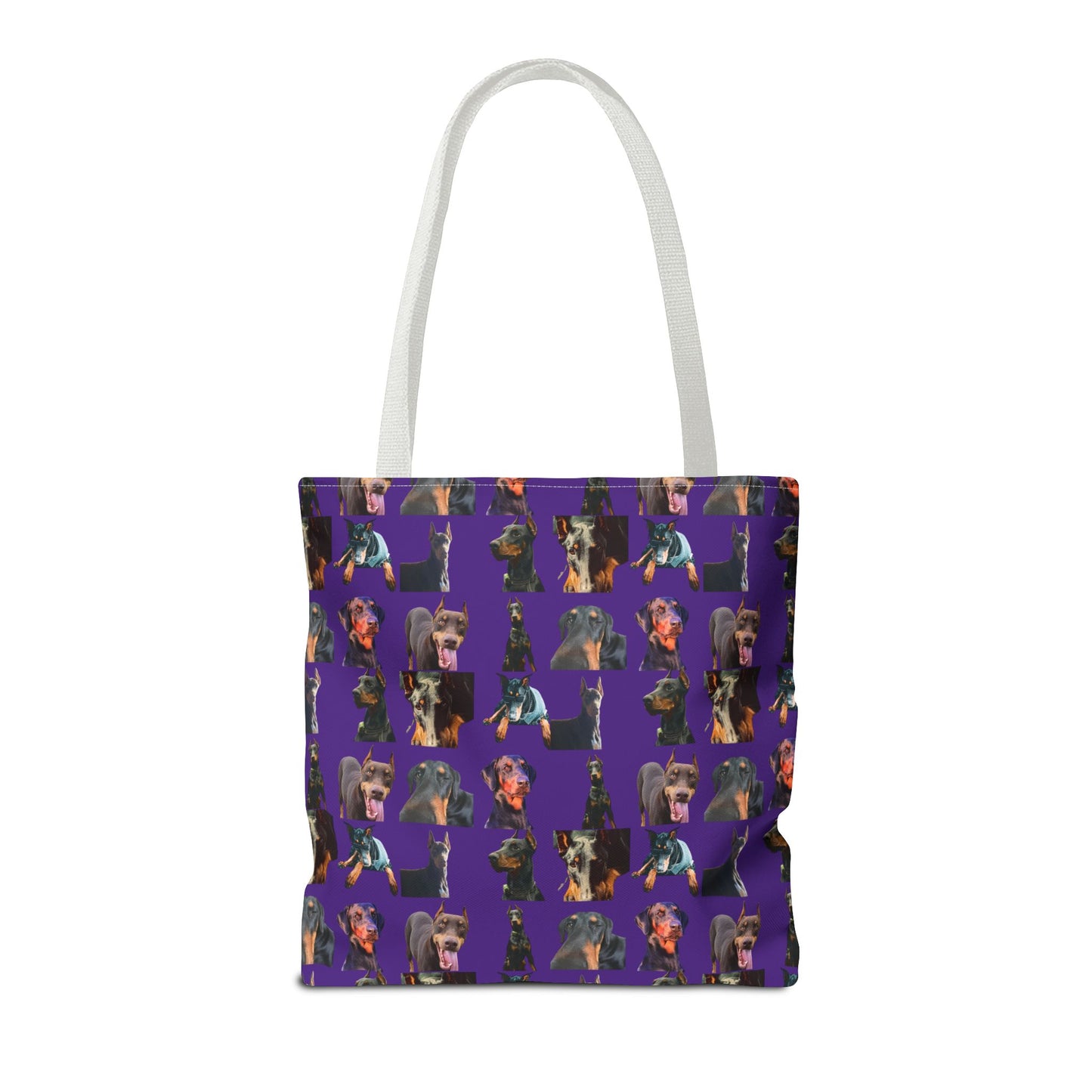 Edition 3 Doberman Model Pattern Purple Tote Bag
