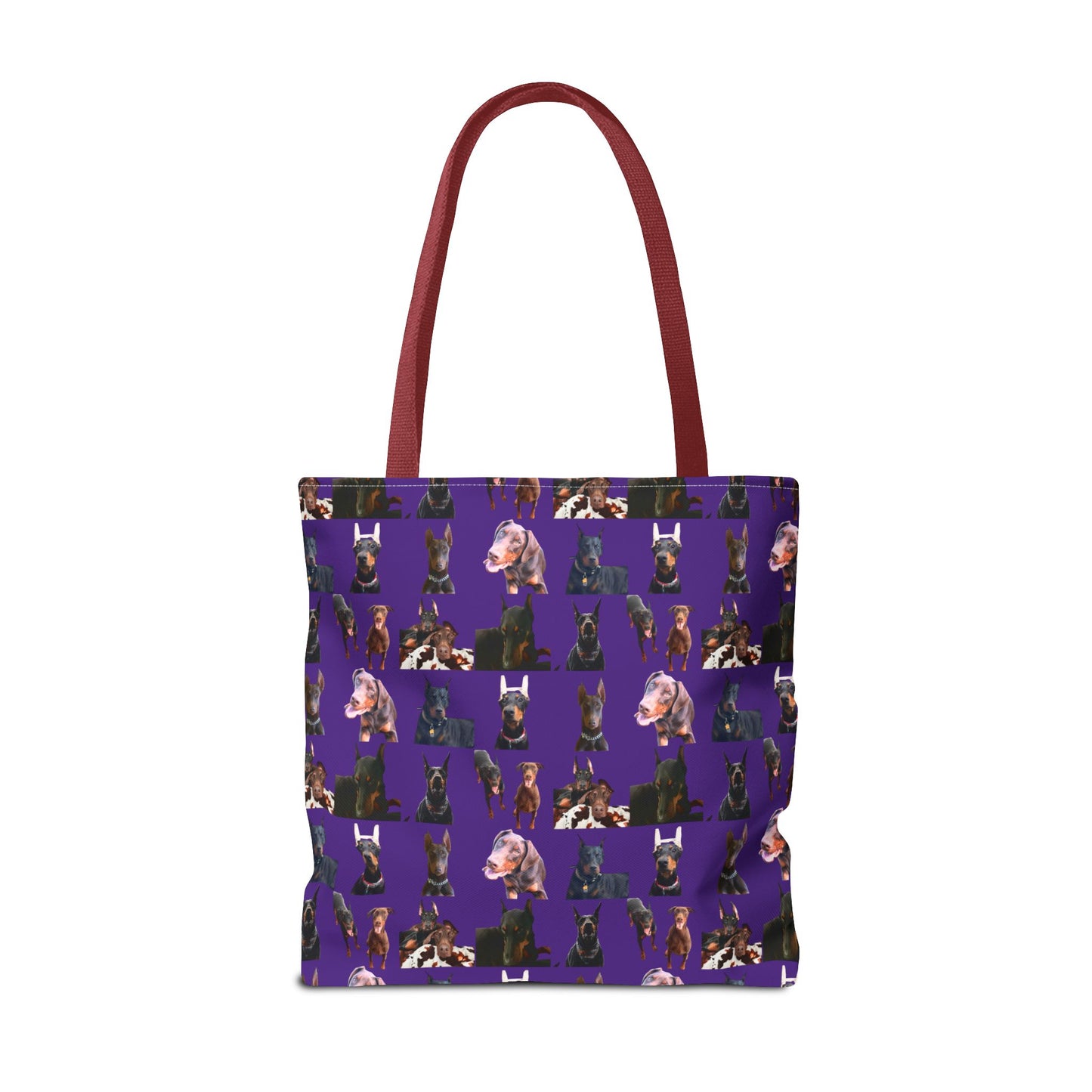 Edition 10 Doberman Model Pattern Purple Tote Bag