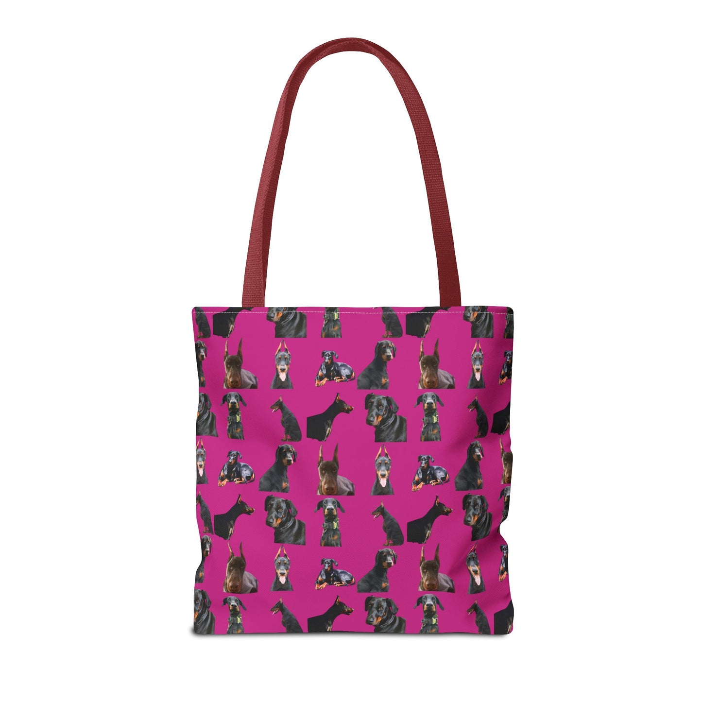 Edition 6 Doberman Model Pattern Pink Tote Bag