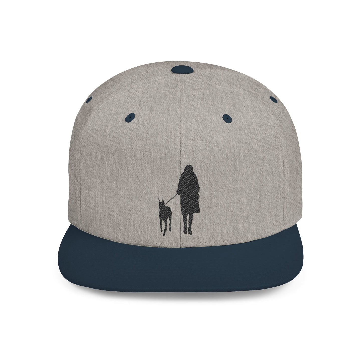 Queen 1 Embroidered Flat Bill Snapback