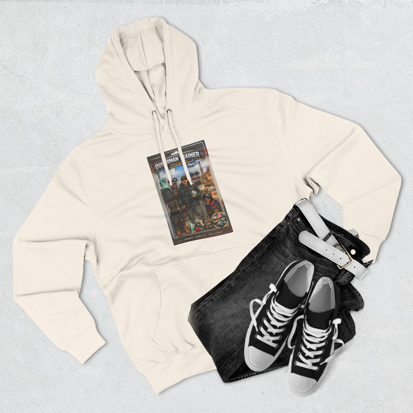Custom Three-Panel Fleece Hoodie