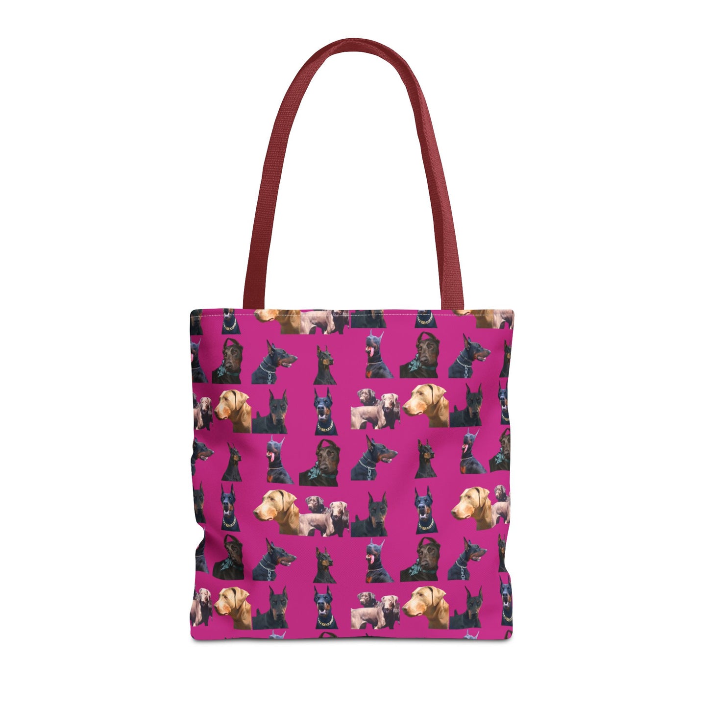 Edition 8 Doberman Model Pattern Pink Tote Bag