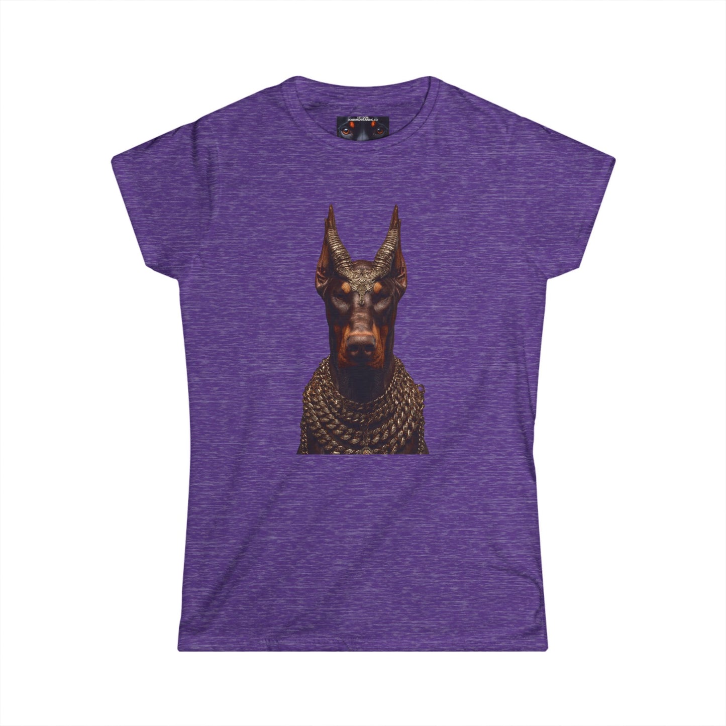 Doberman Goat 4 Women's Softstyle Tee