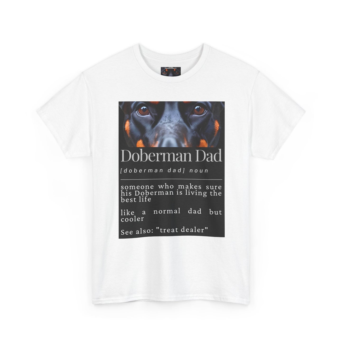 Doberman Dad S1 Private Lable Unisex Heavy Cotton Tee