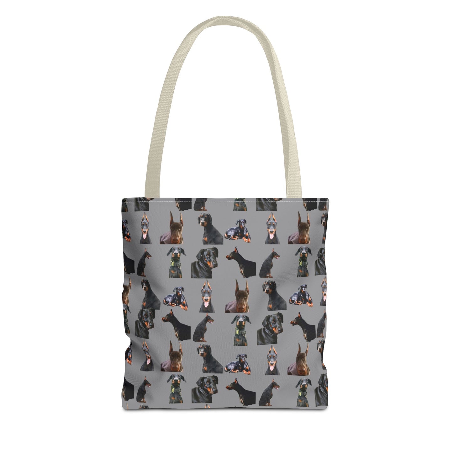 Edition 6 Doberman Model Pattern Gray Tote Bag