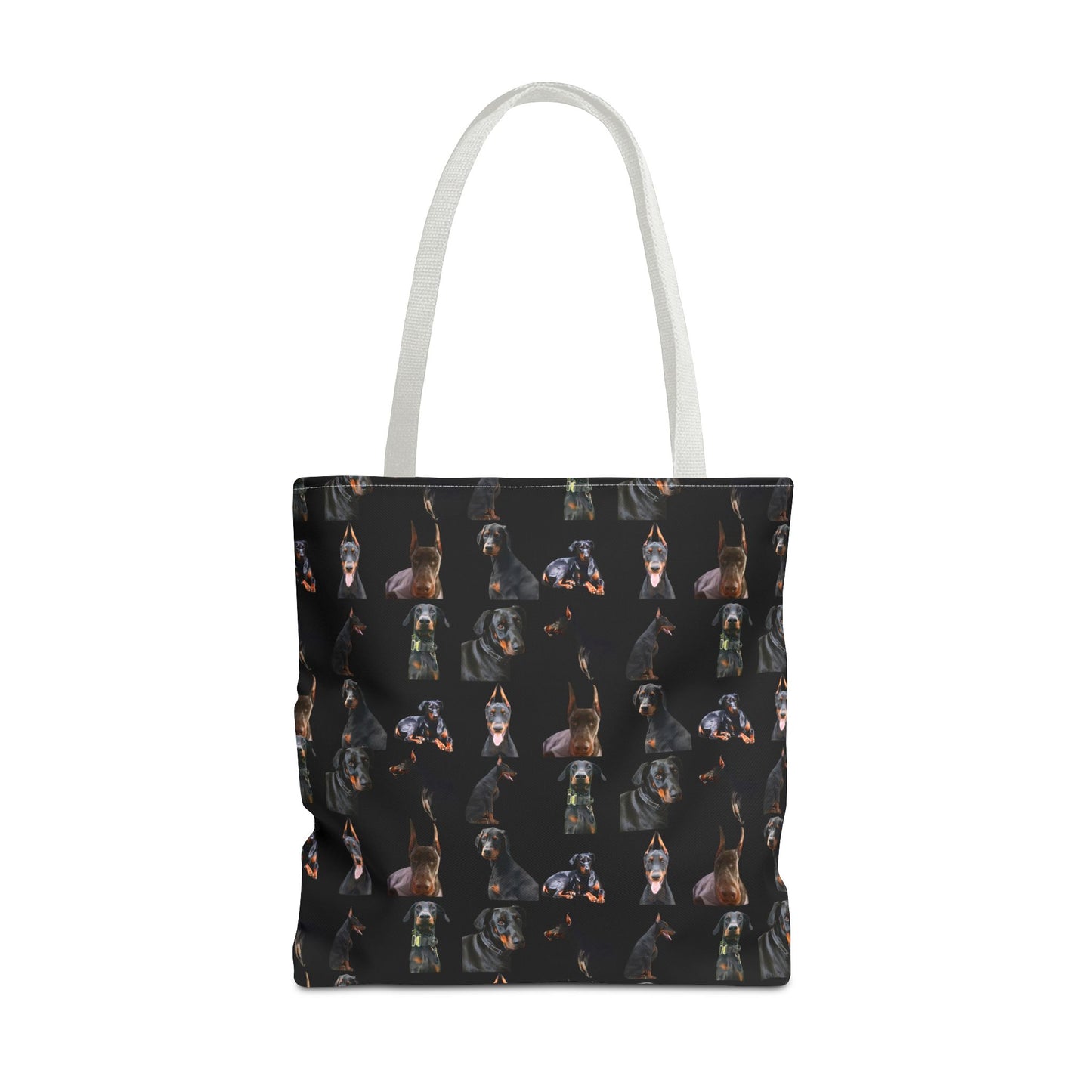 Edition 6 Doberman Model Pattern Black Tote Bag