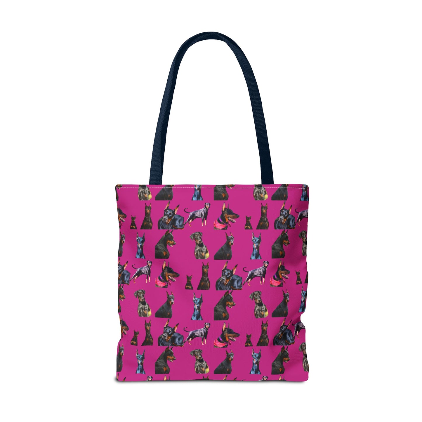 Edition 7 Doberman Model Pattern Pink Tote Bag