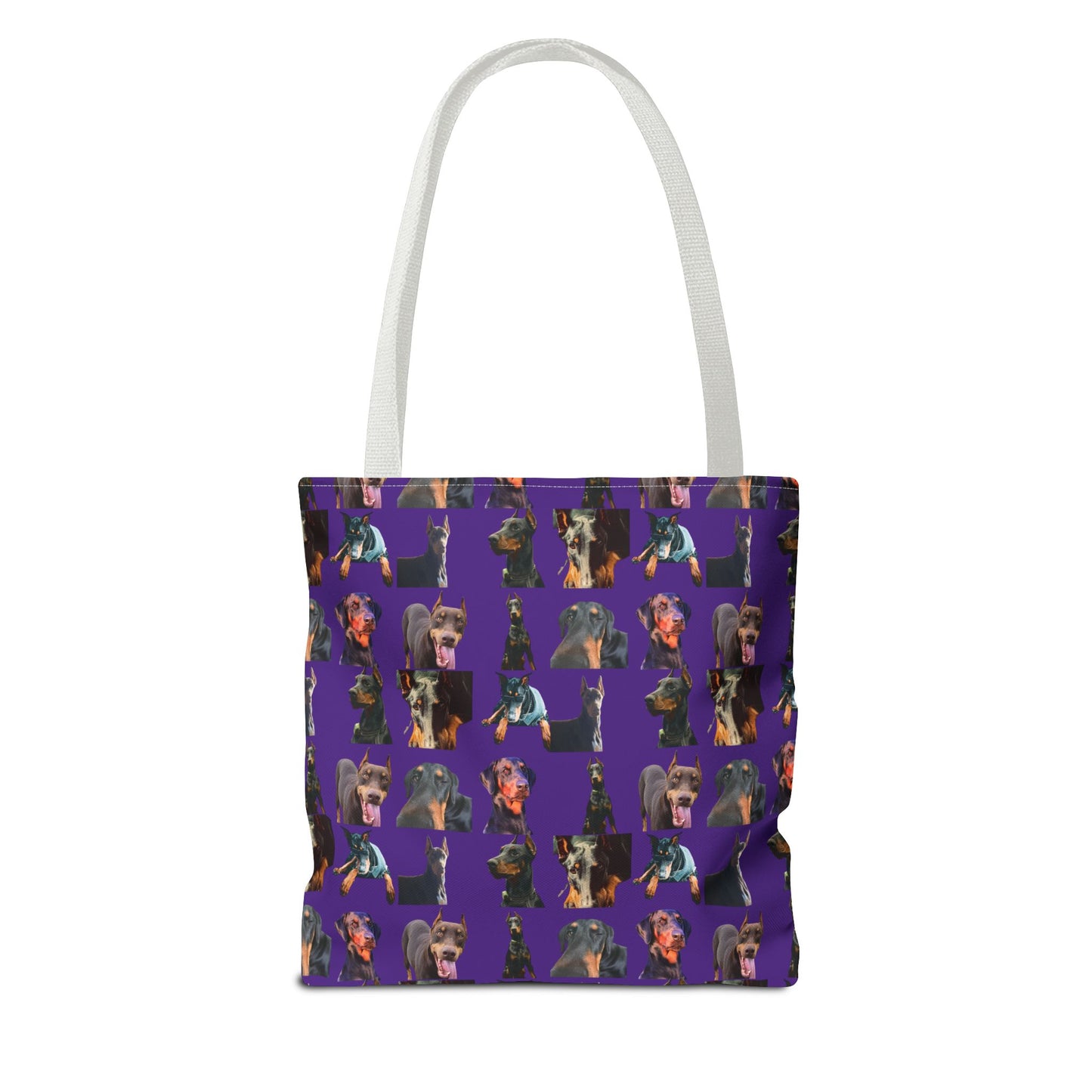Edition 3 Doberman Model Pattern Purple Tote Bag