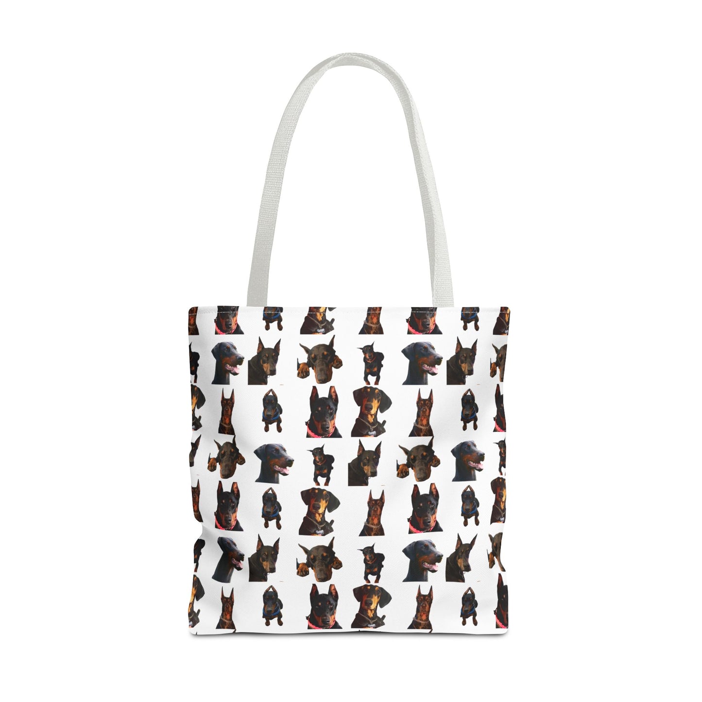Edition 2 Doberman Model Pattern White Tote Bag