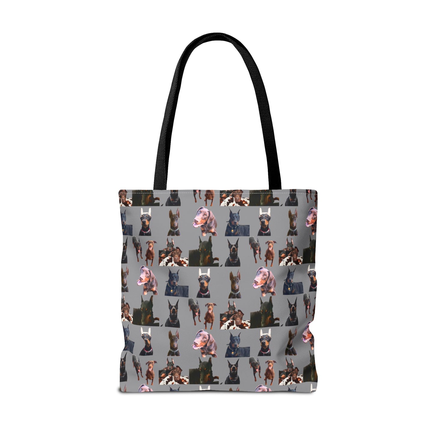 Edition 10 Doberman Model Pattern Gray Tote Bag