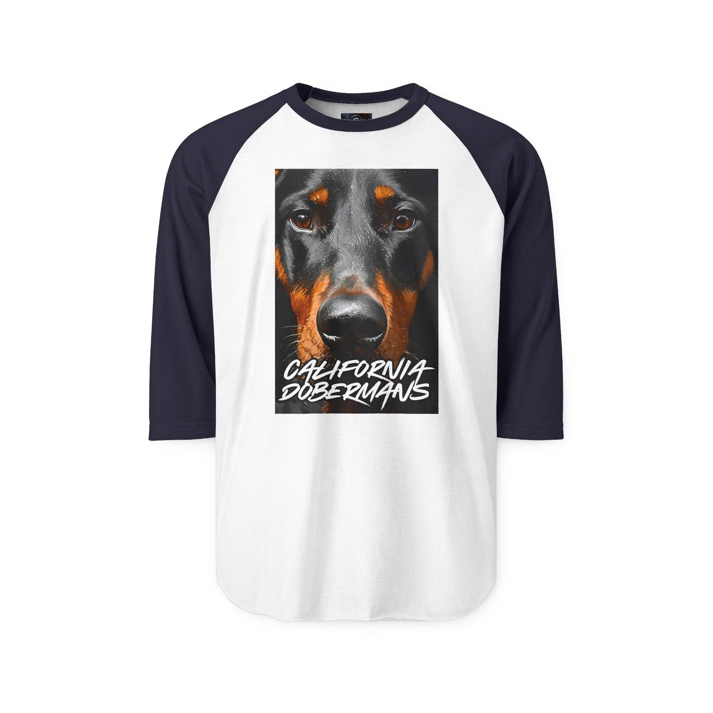 Doberman California 1 Unisex Three-Quarter Sleeve Raglan Shirt