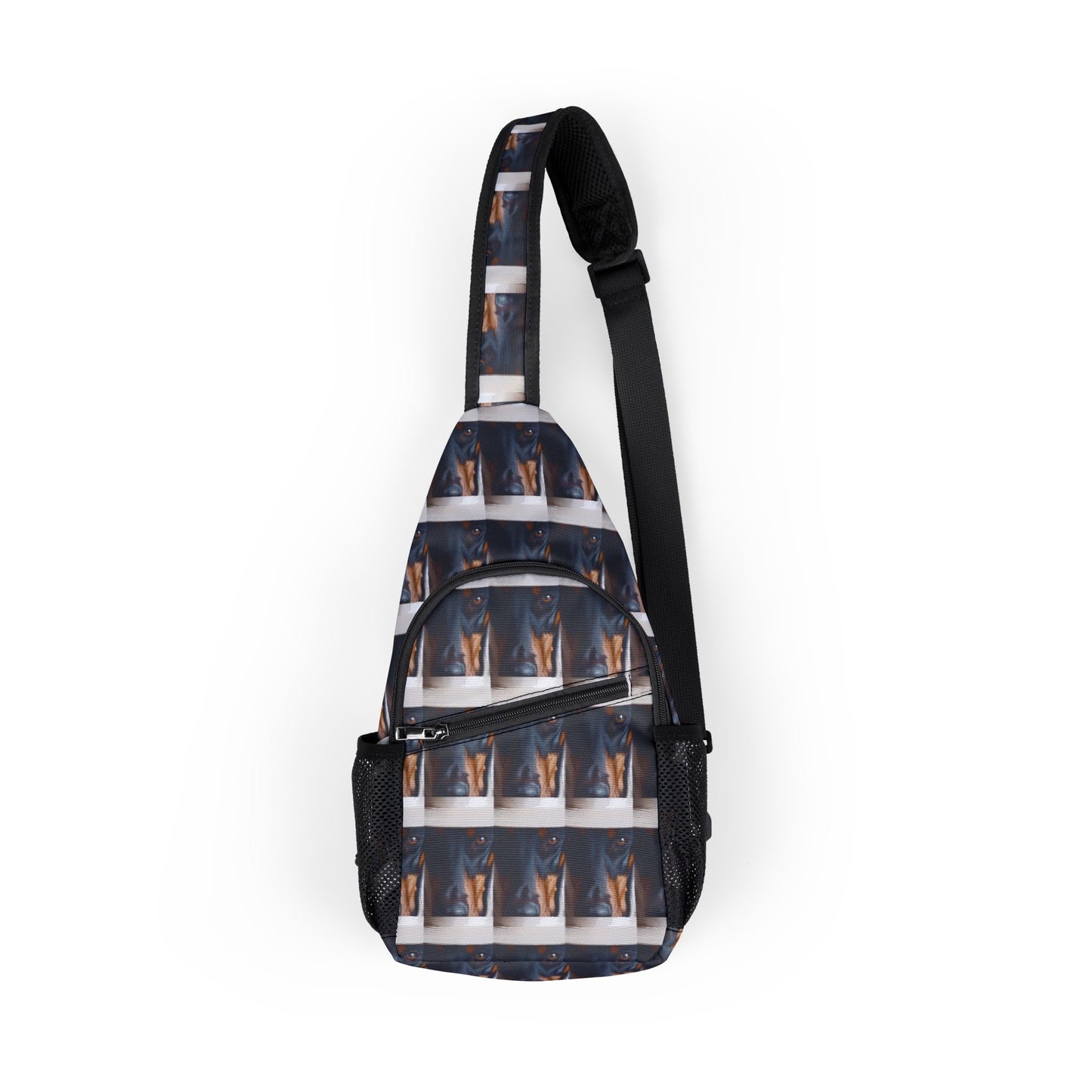 Sleek Doberman 3 Pattern Chest Bag — Minimalist Sling Pack