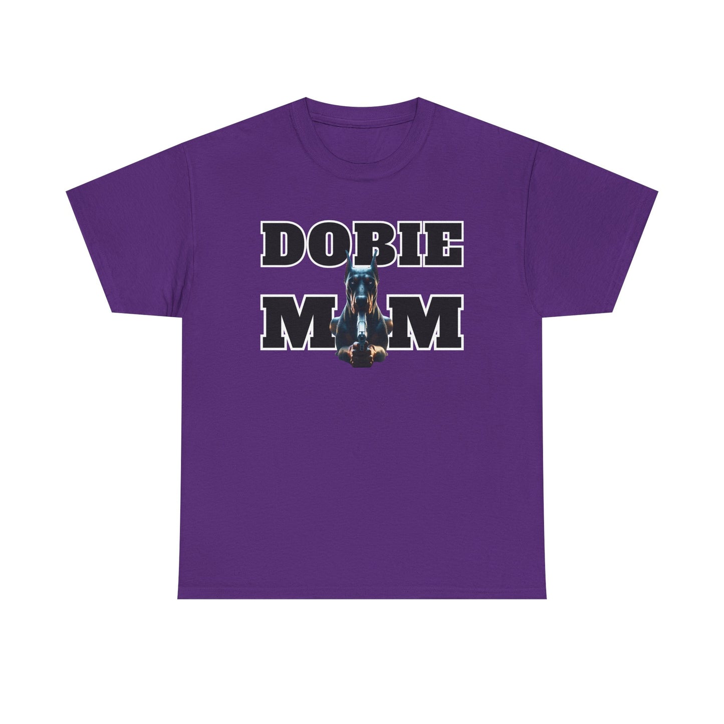 Dobie Mom 06 2025 Unisex Heavy Cotton Tee