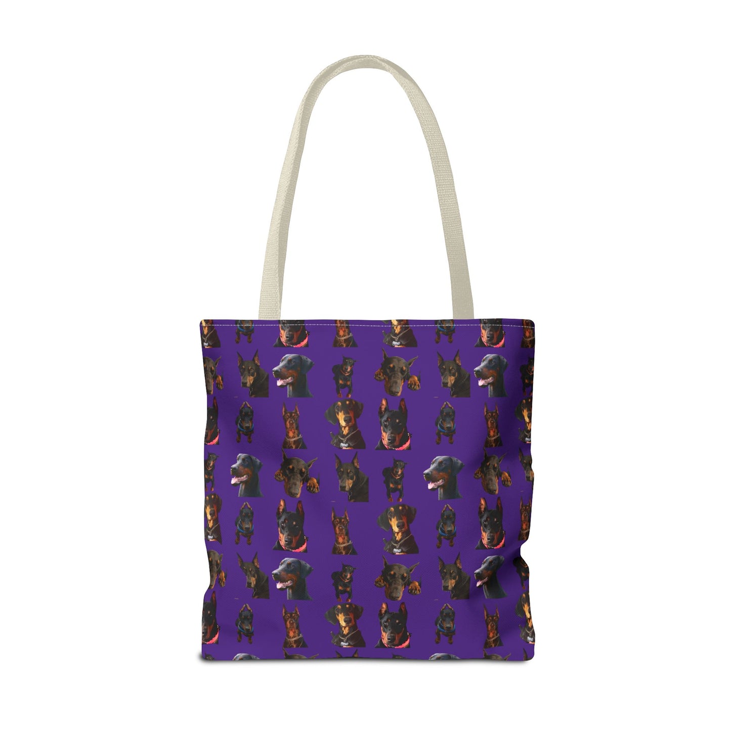 Edition 2 Doberman Model Pattern Purple Tote Bag