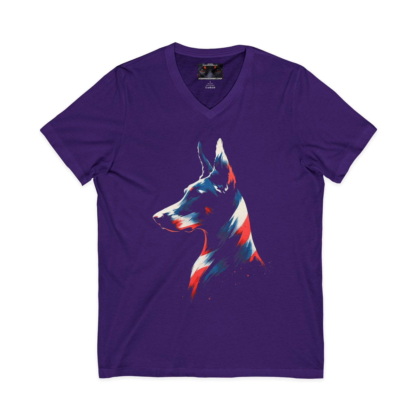 Service 1 Private Label Unisex Jersey Short Sleeve V-Neck Tee
