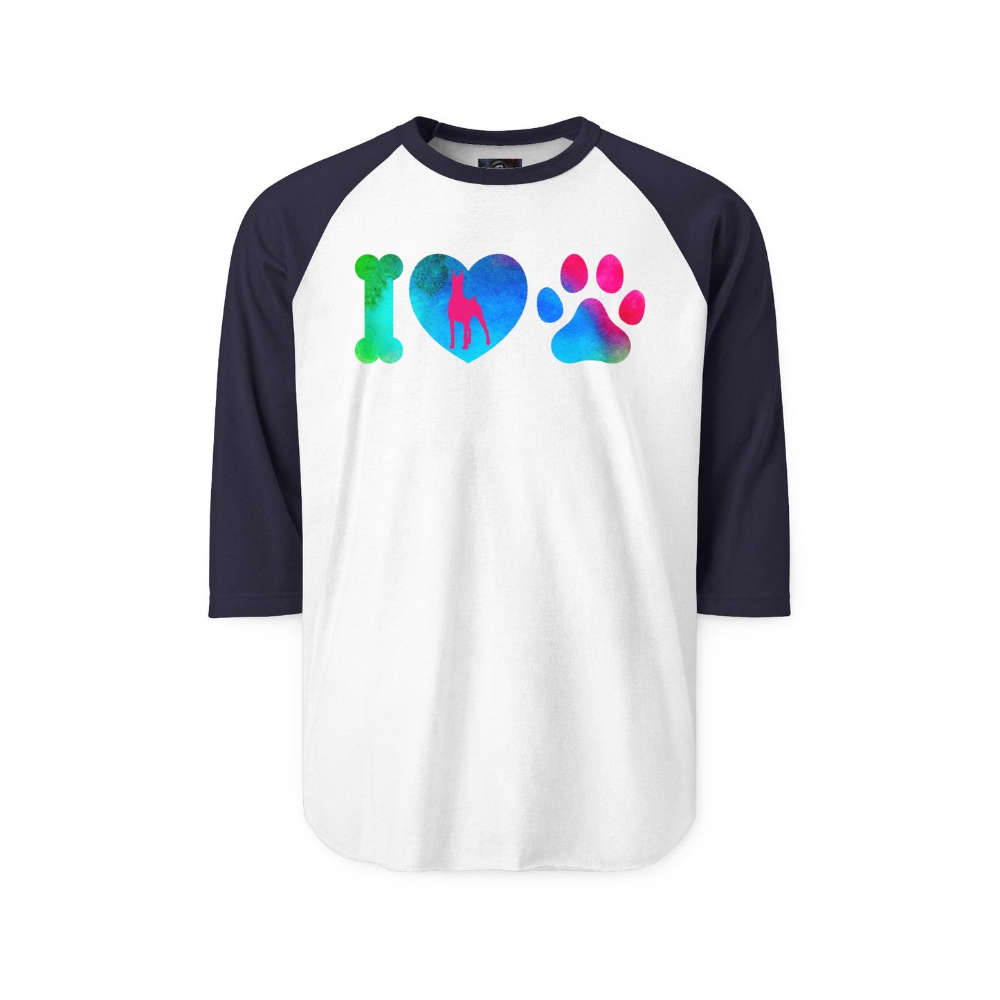 Love 1.1 Unisex Three-Quarter Sleeve Raglan Shirt