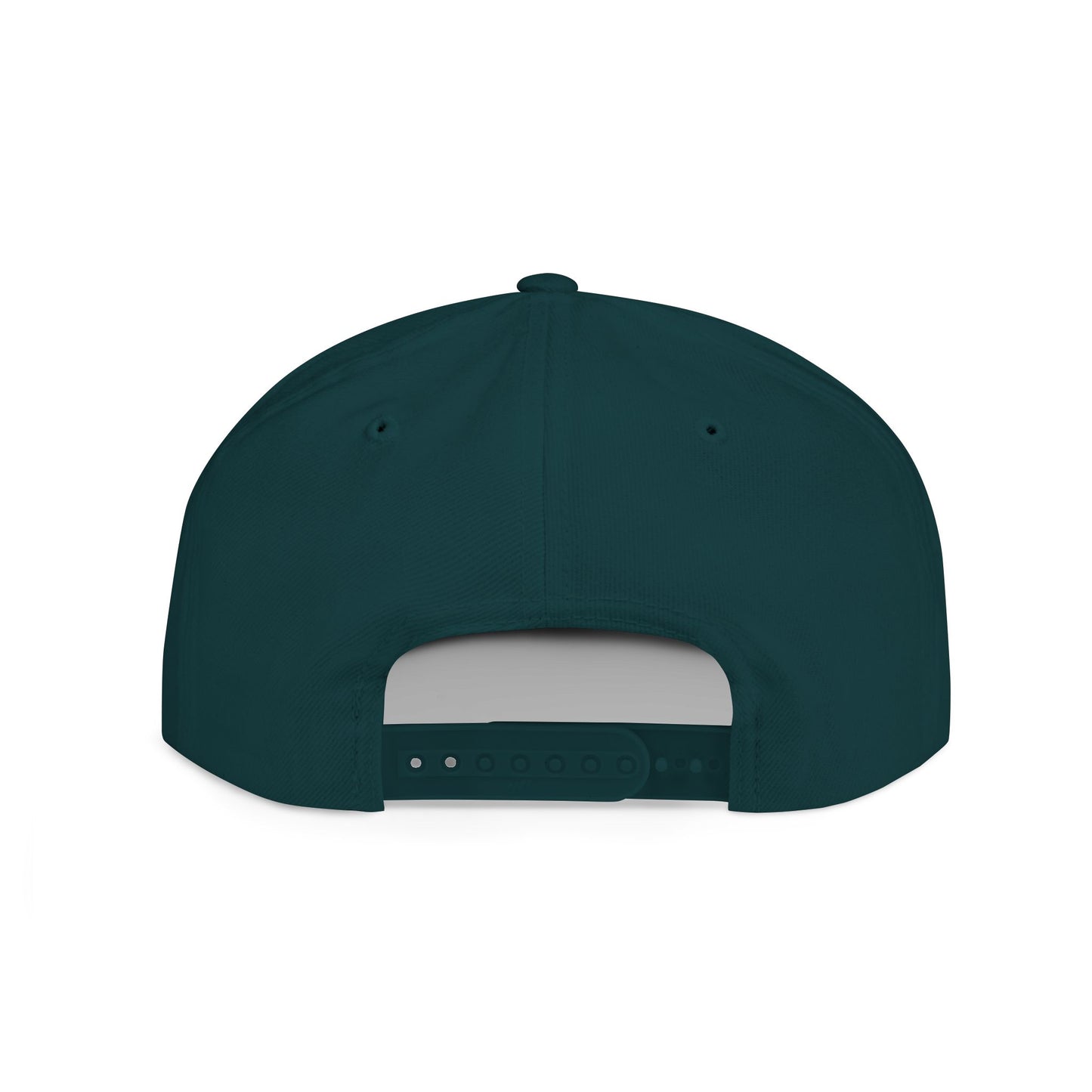 Custom Embroidered Flat Bill Snapback