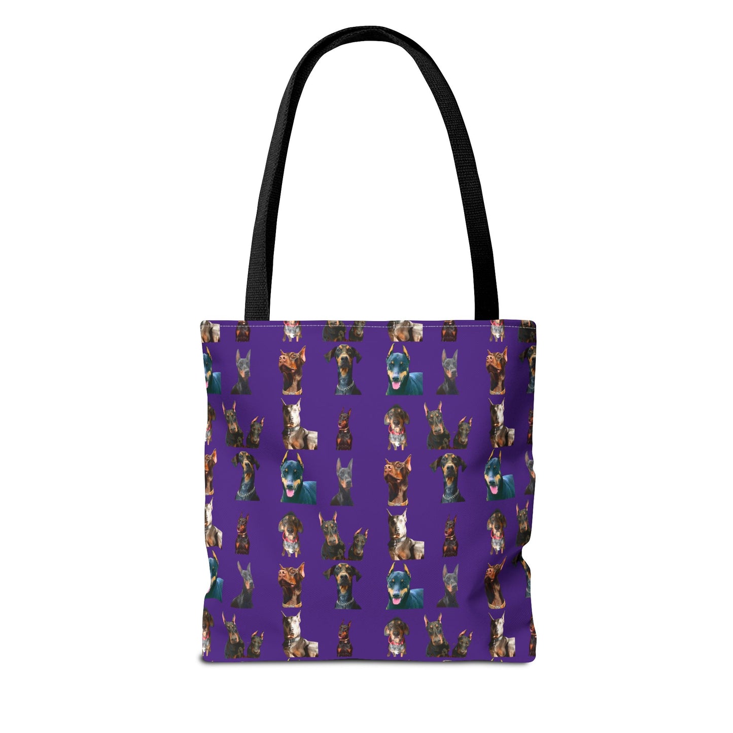 Edition 4 Doberman Model Pattern Purple Tote Bag