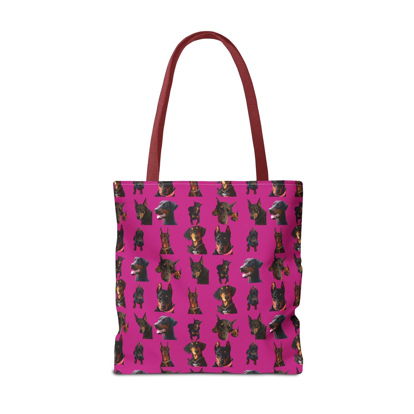 Edition 2 Doberman Model Pattern Miami Pink Tote Bag
