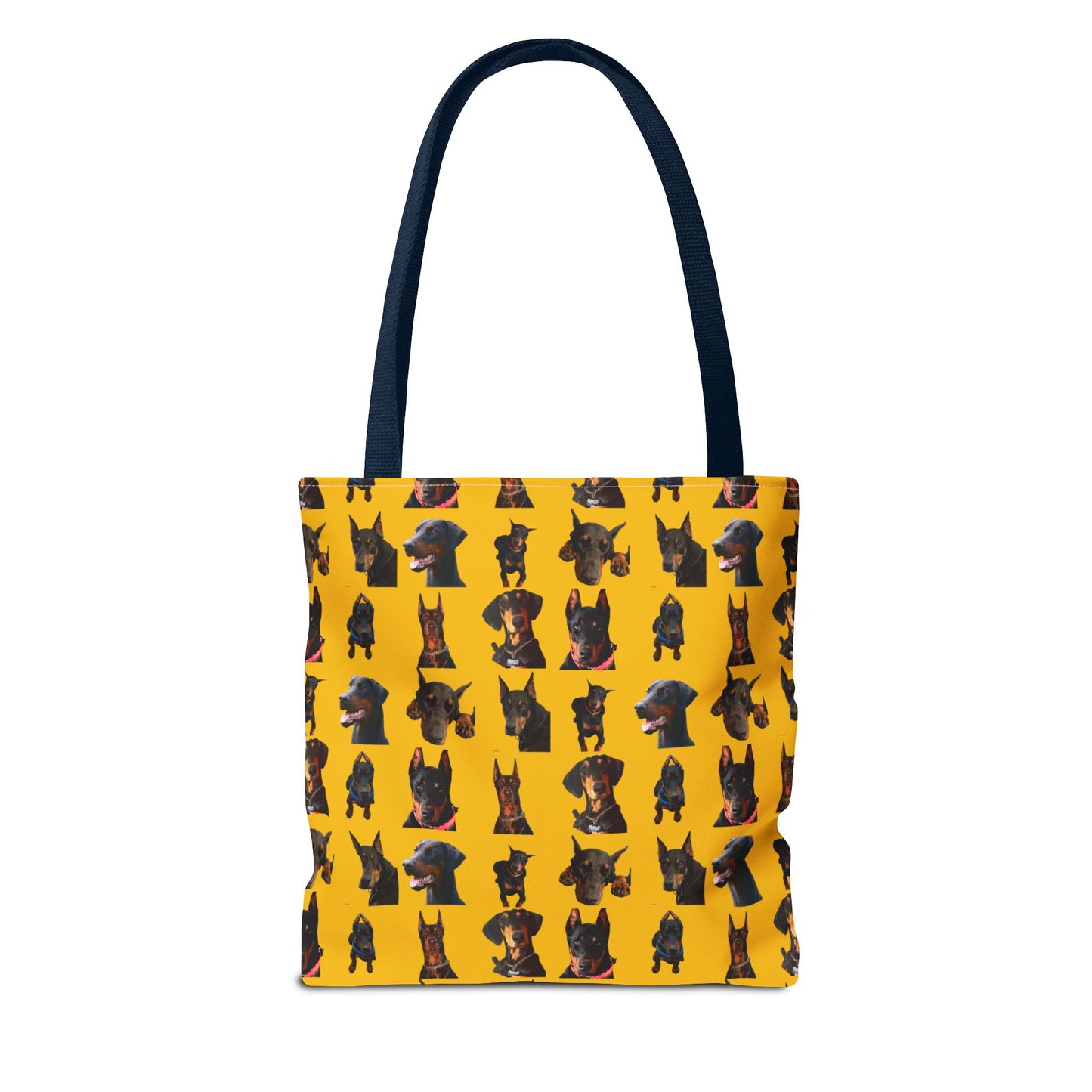 Edition 2 Doberman Model Pattern Yellow Tote Bag