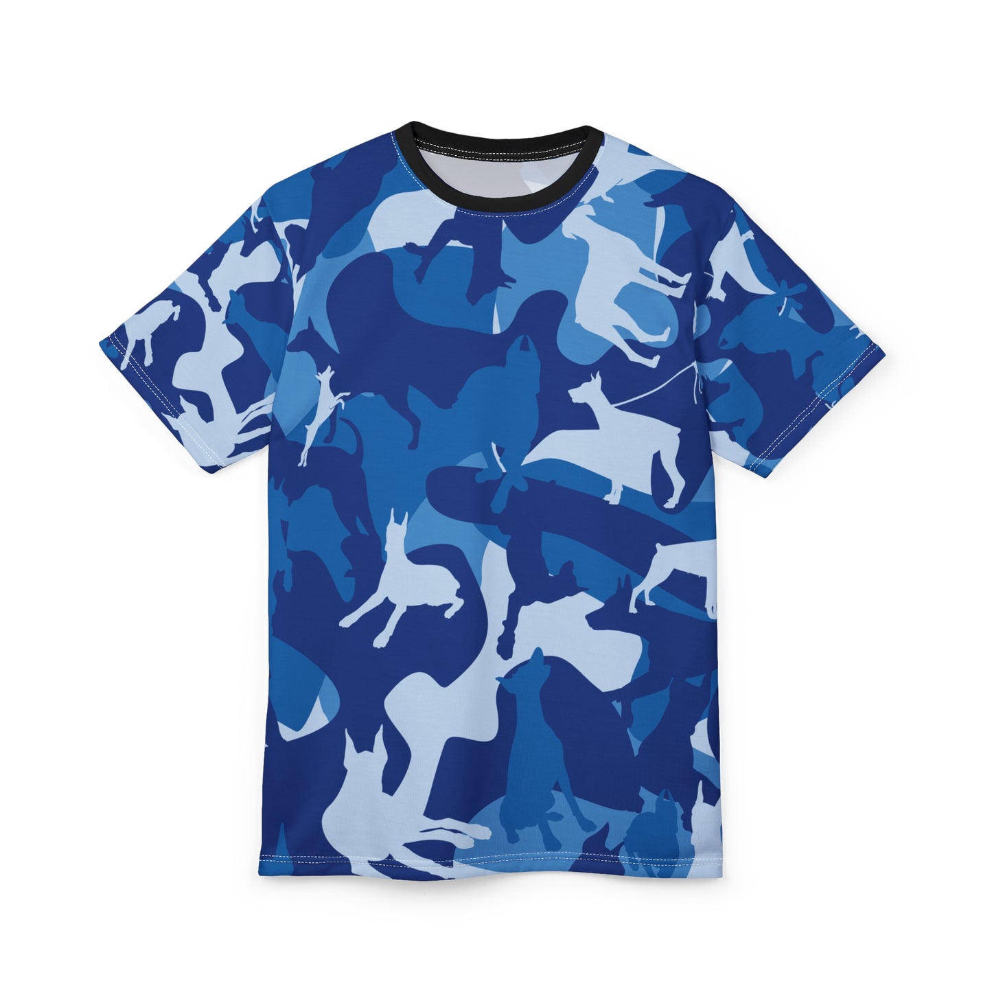Doberman Camo 2 Unisex Cut & Sew Tee (AOP)