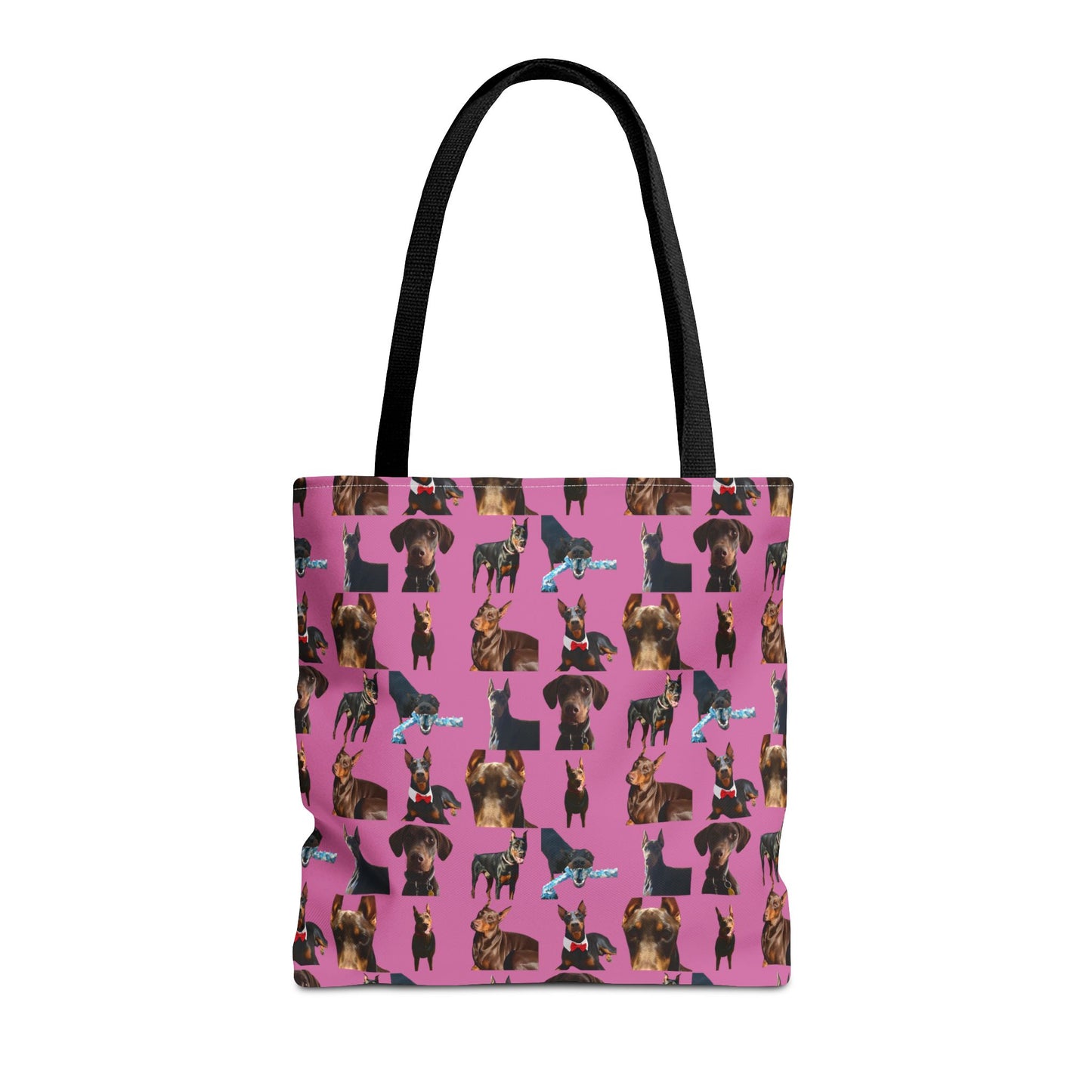 Edition 1 Doberman Model Pattern Pink Tote Bag