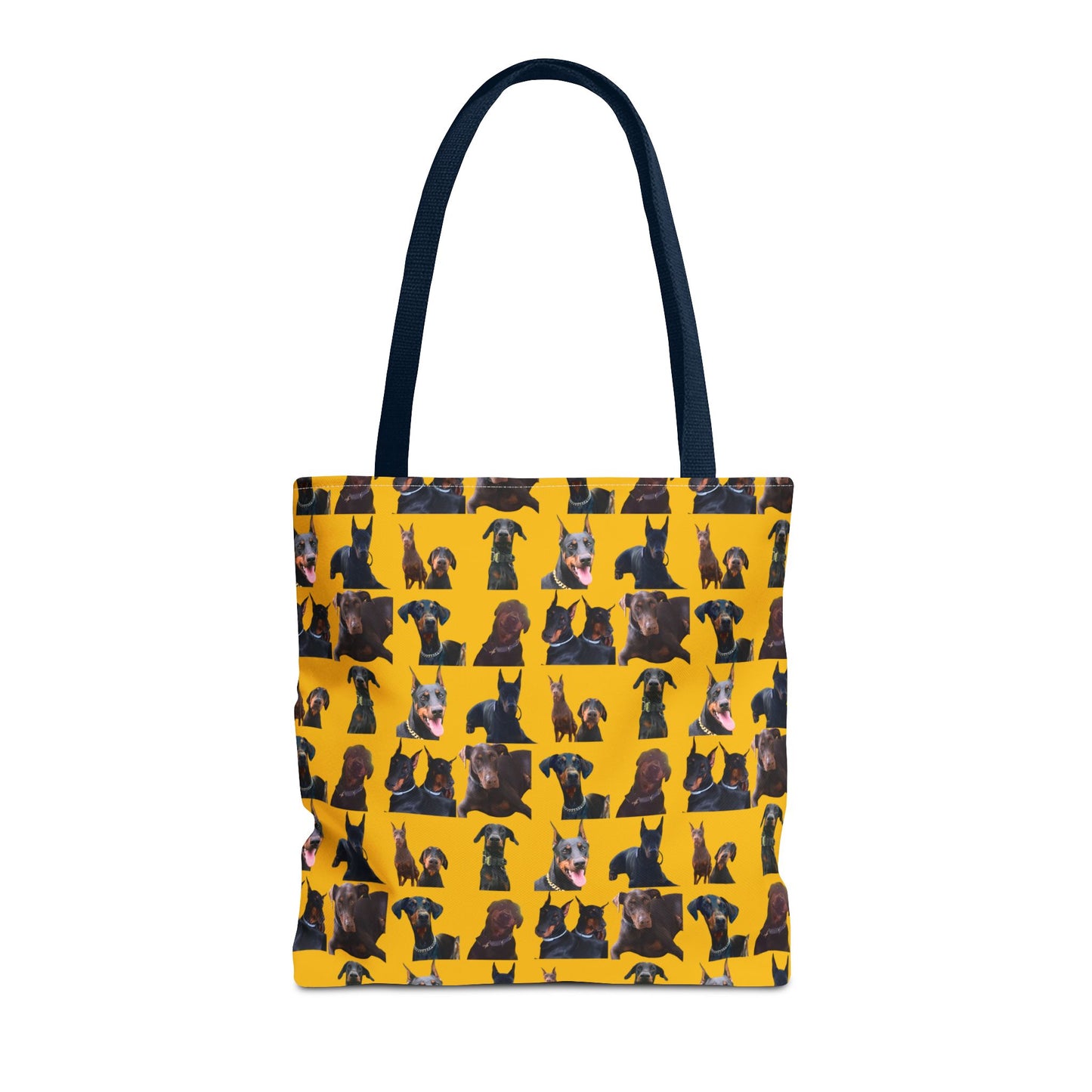 Edition 5 Doberman Model Pattern Yellow Tote Bag
