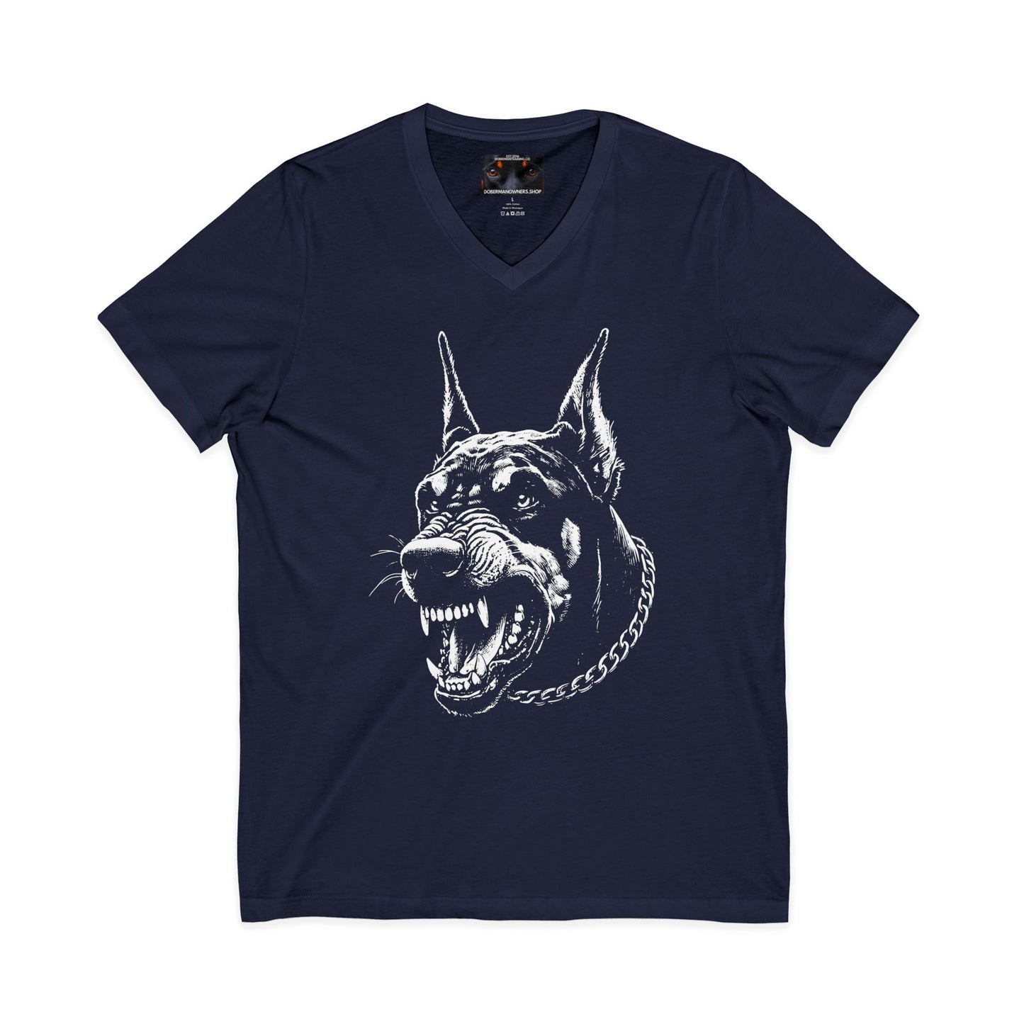 Protect 1 Private Label Unisex Jersey Short Sleeve V-Neck Tee