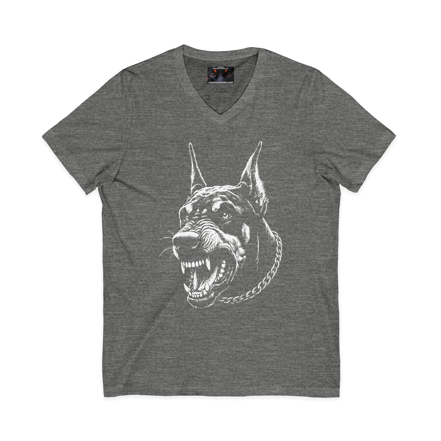 Protect 1 Private Label Unisex Jersey Short Sleeve V-Neck Tee