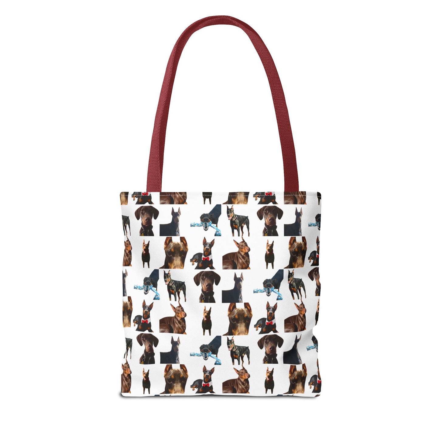 Edition 1 Doberman Model Pattern White Tote Bag