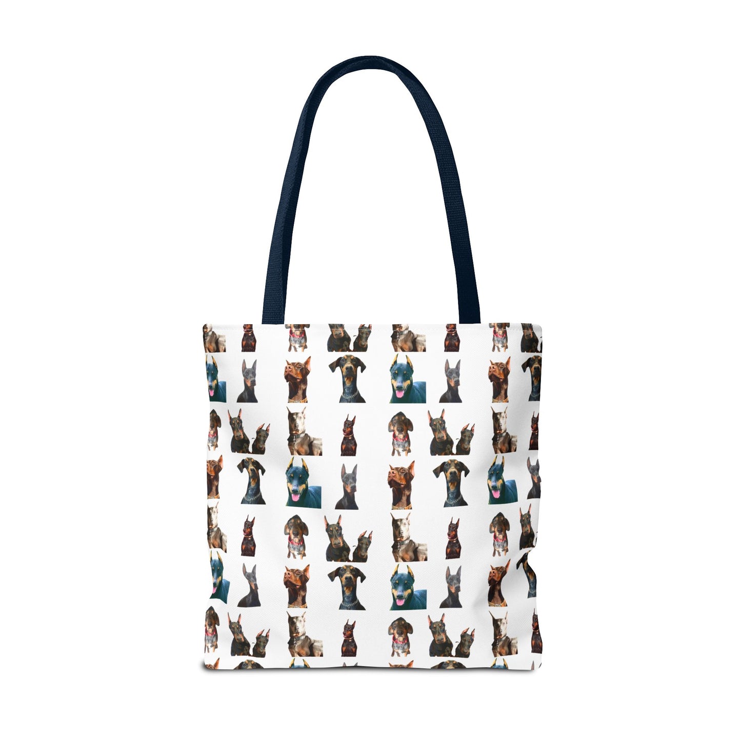 Edition 4 Doberman Model Pattern White Tote Bag
