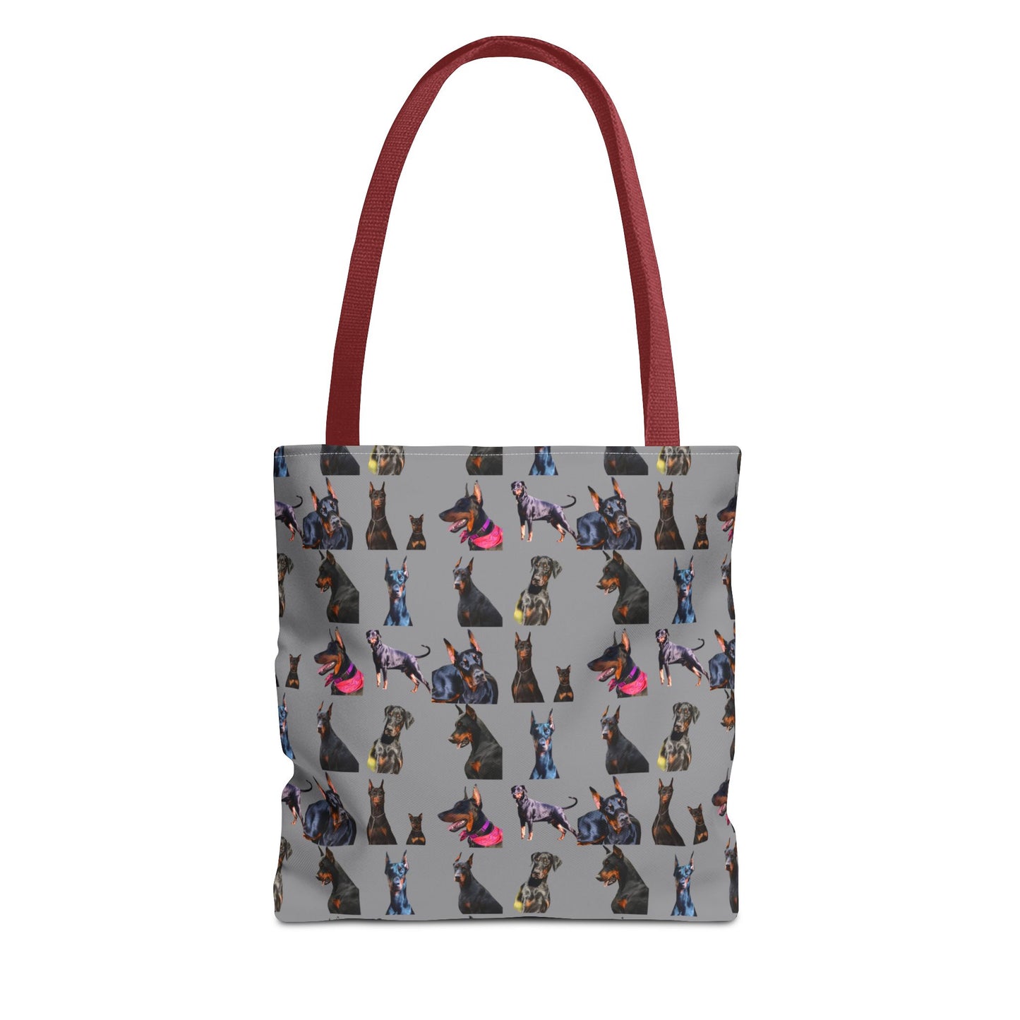 Edition 7 Doberman Model Pattern Gray Tote Bag