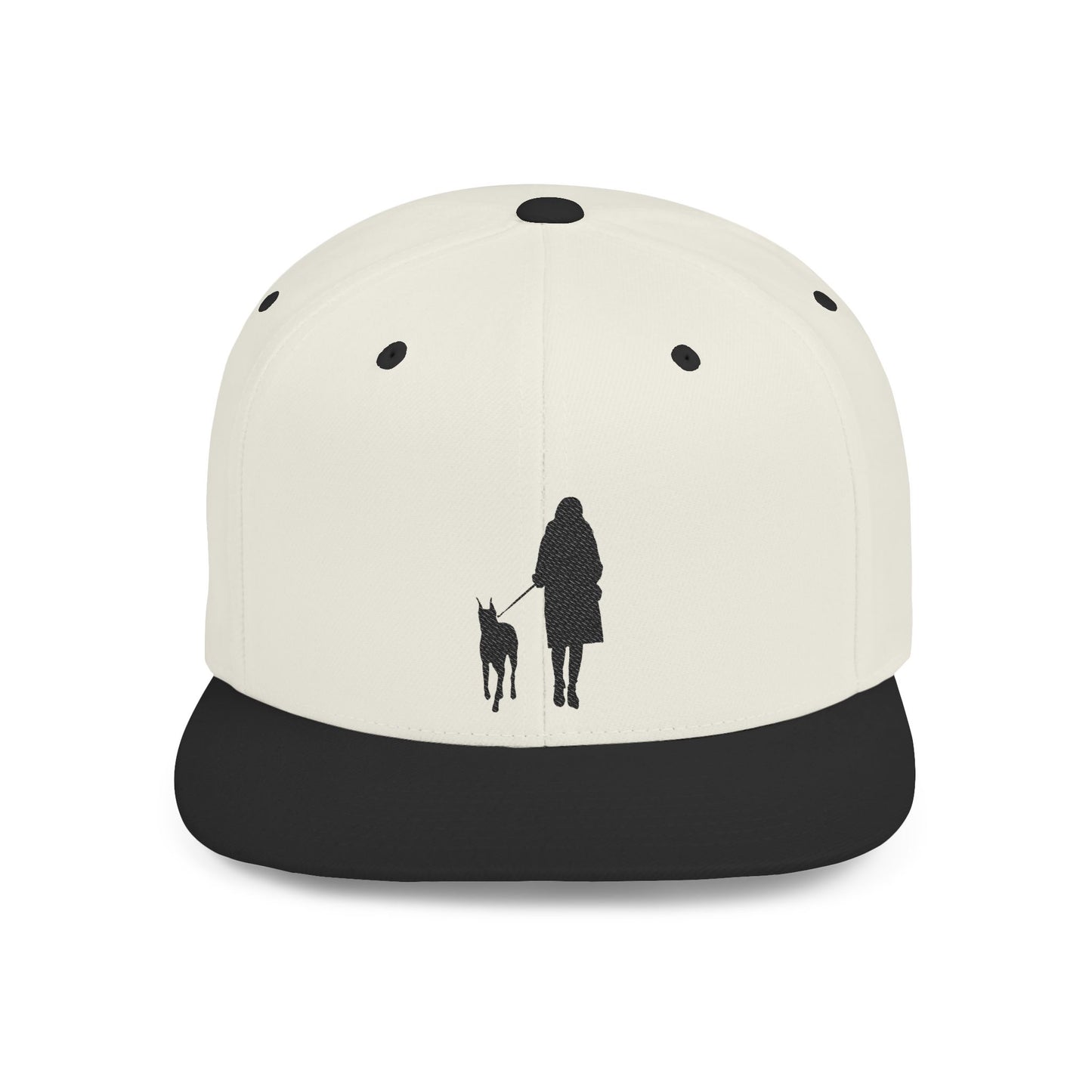 Queen 1 Embroidered Flat Bill Snapback