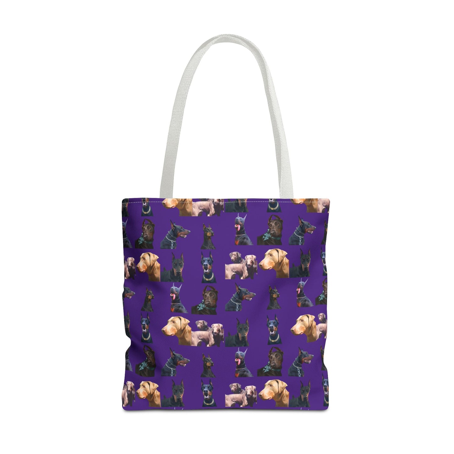 Edition 8 Doberman Model Pattern Purple Tote Bag
