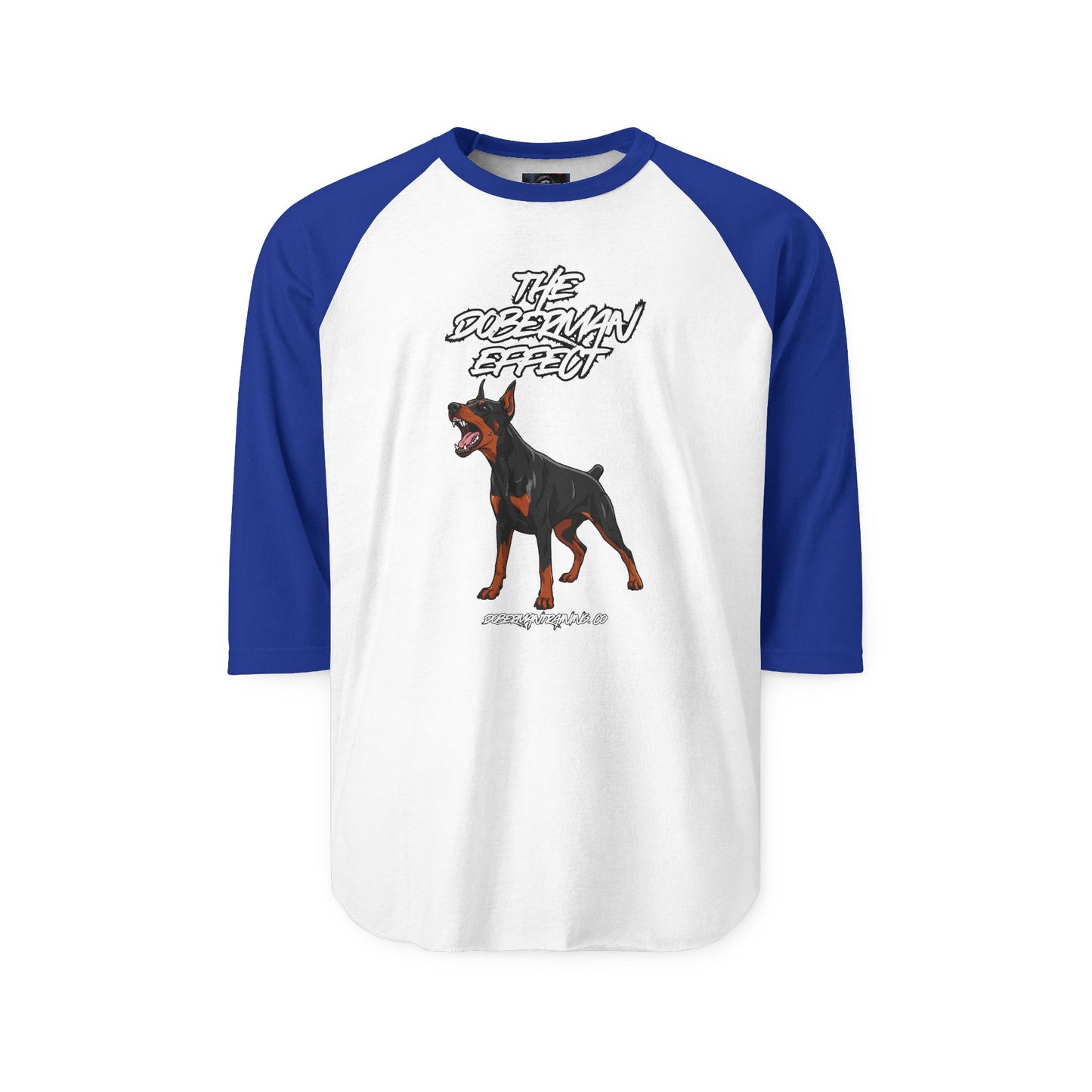 Doberman Effect 1 Unisex Three-Quarter Sleeve Raglan Shirt