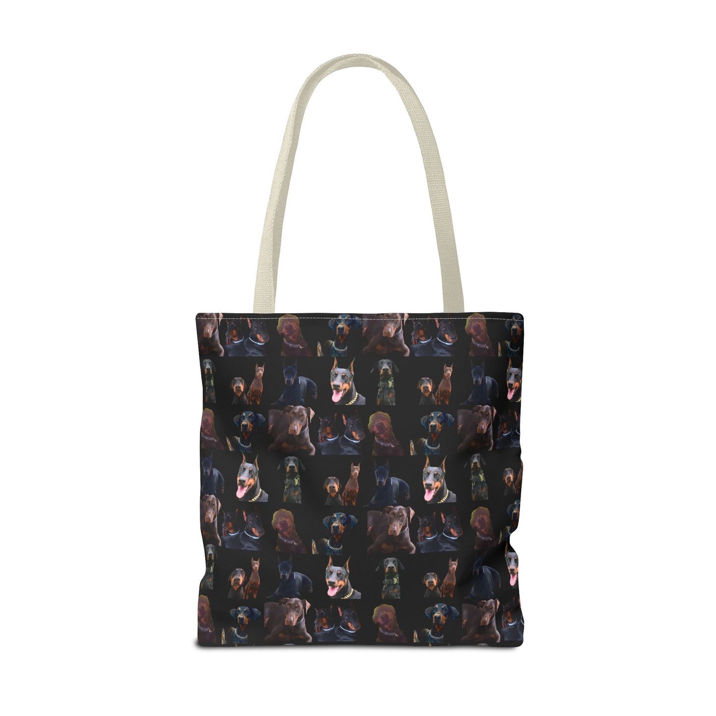 Edition 5 Doberman Model Pattern Black Tote Bag