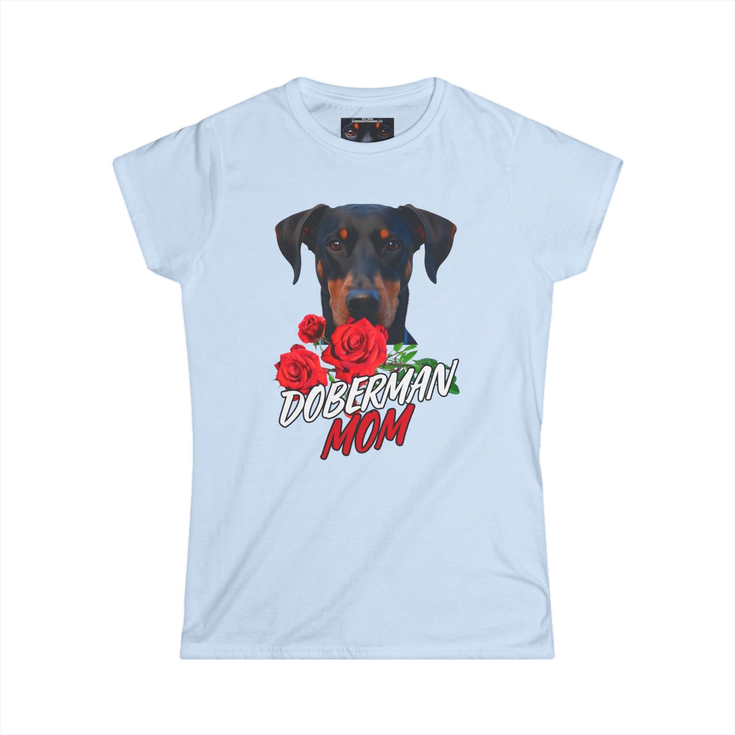 Dobie Mom 1 Women's Softstyle Tee