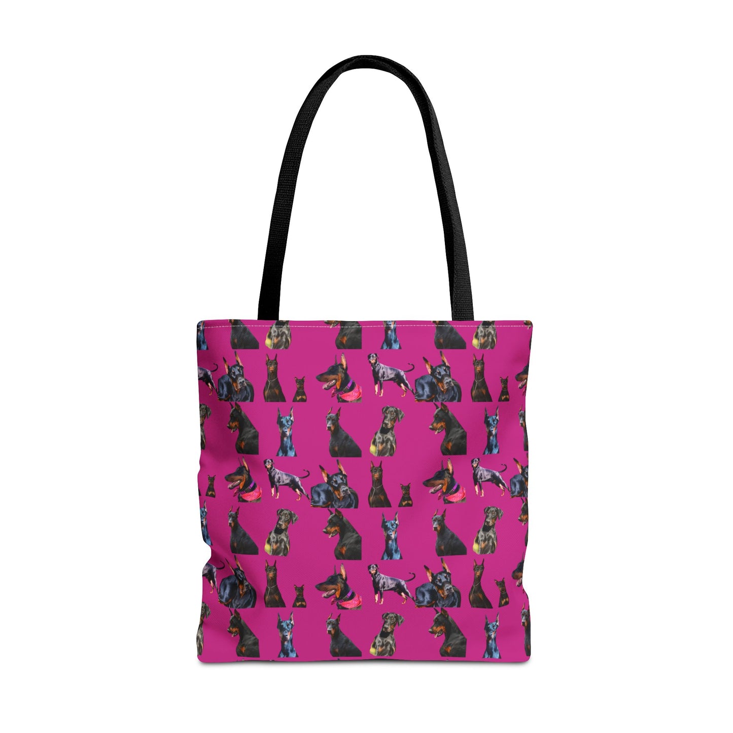 Edition 7 Doberman Model Pattern Pink Tote Bag