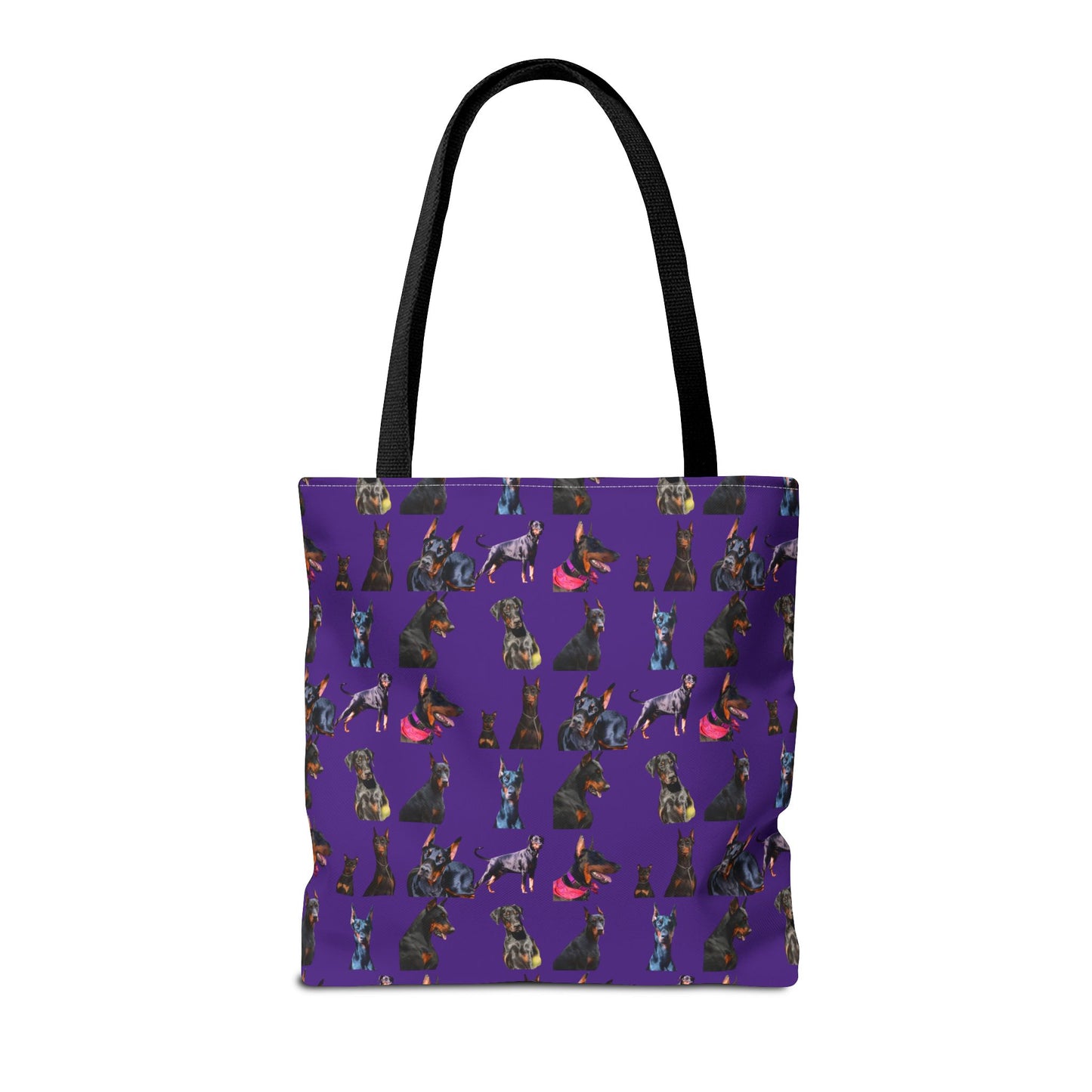 Edition 7 Doberman Model Pattern Purple Tote Bag