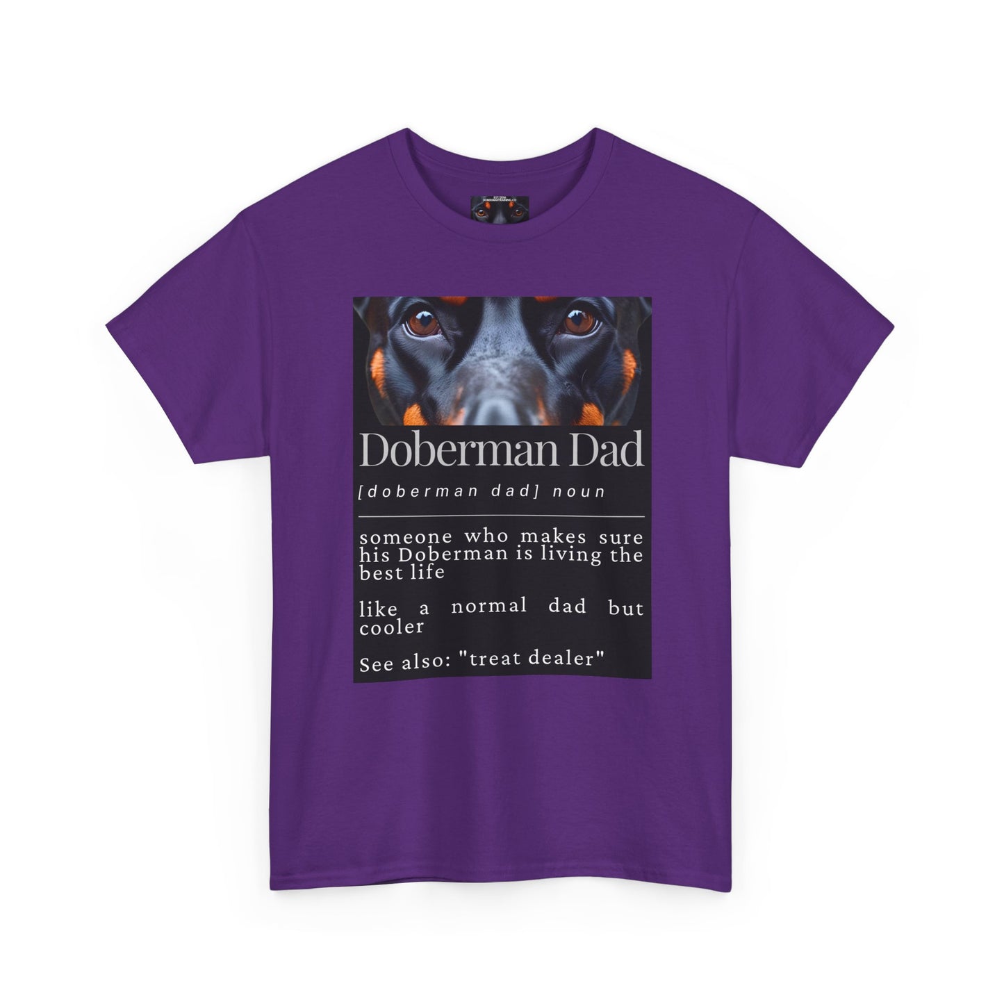 Doberman Dad S1 Private Lable Unisex Heavy Cotton Tee