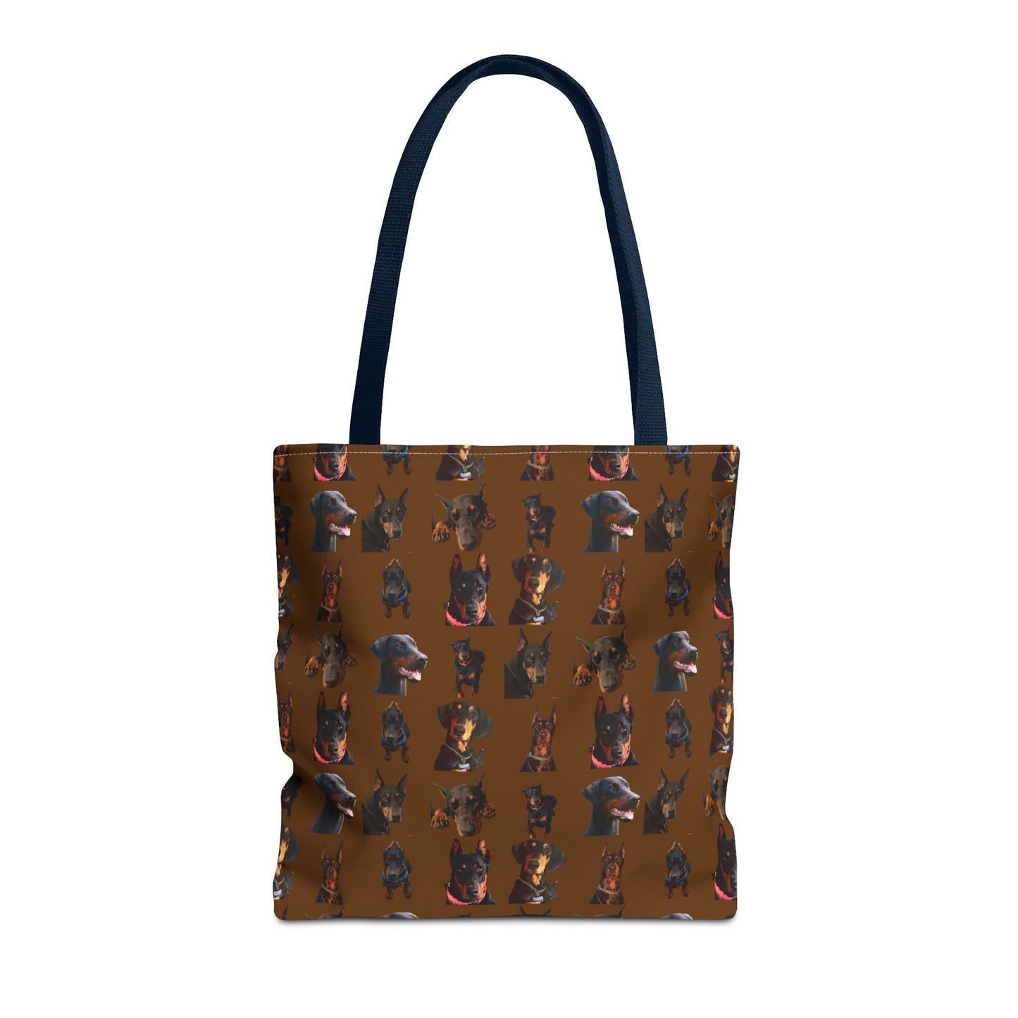 Edition 2 Doberman Model Pattern Brown Tote Bag