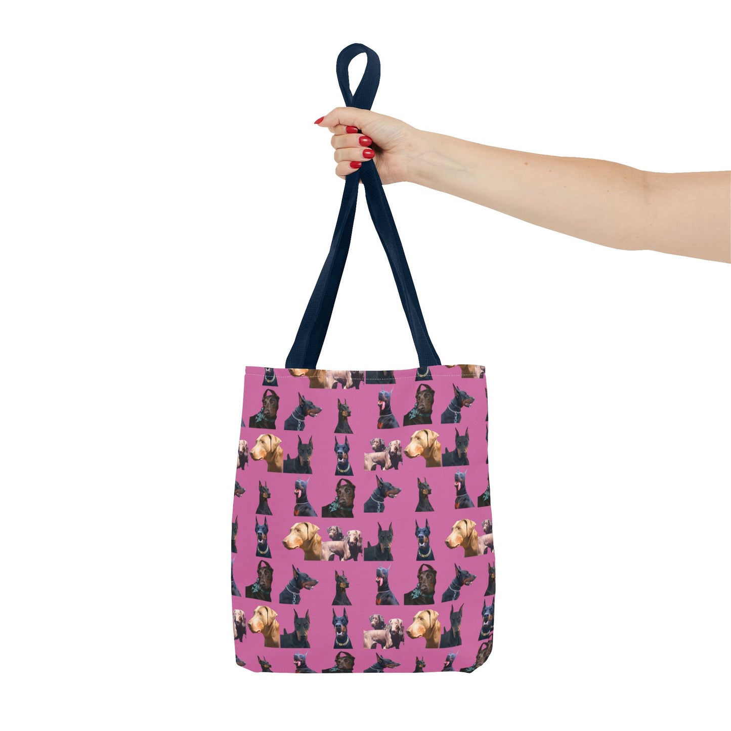 Edition 8 Doberman Model Pattern Light Pink Tote Bag